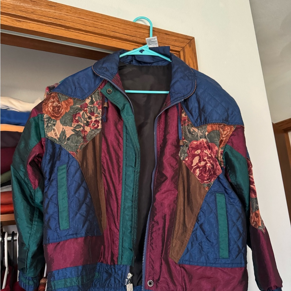 Vintage, RETRO, Active Stuff Multi color Jacket, Size S, excellent condition